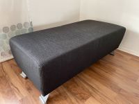 Stoff Hocker Dunkel Grau 120 x 60 cm, Sitzhöhe 45 cm Bayern - Regen Vorschau