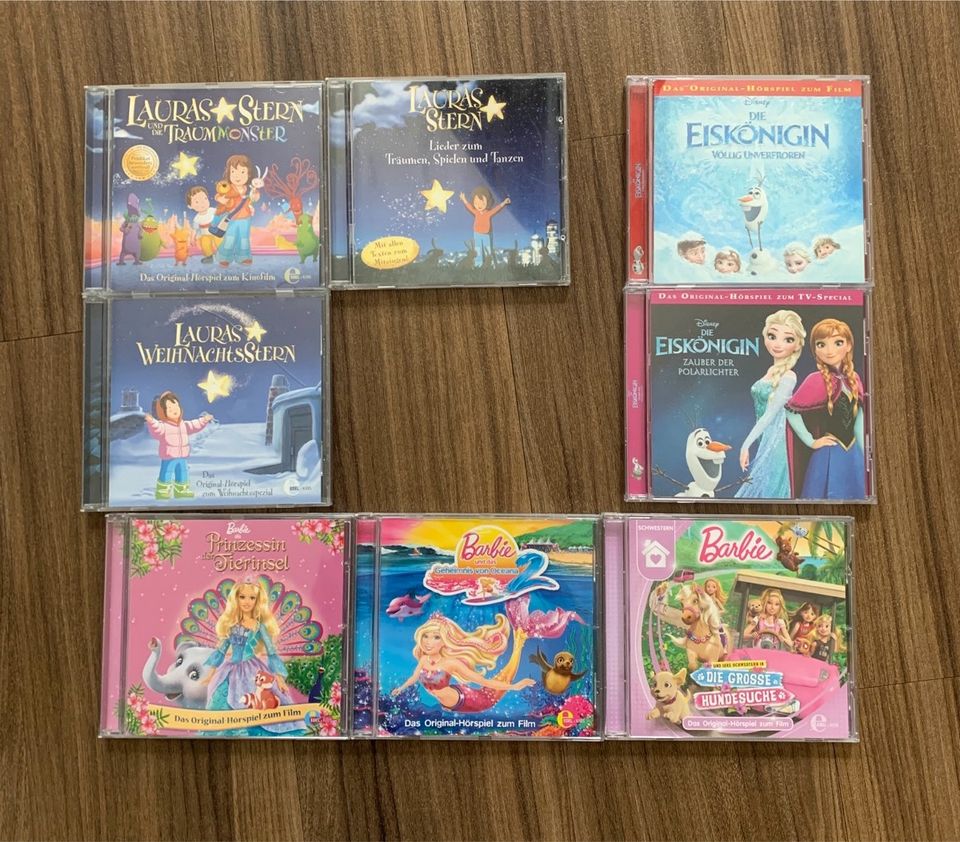 Lauras Stern, Barbie, Die Eiskönigin CD‘s in Emsbüren