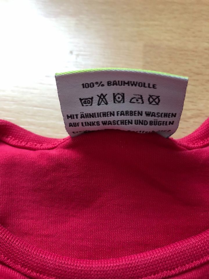 Langarmshirt pink Gesicht Topolino rosa Blumen Esprit 86 in Merzig