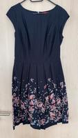 Dunkelblaues Kleid mit Blumenmuster, Marke S.Oliver, Größe 38 Bayern - Erding Vorschau