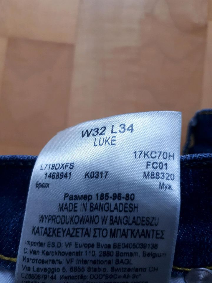 Lee Jeans Luke, dunkelblau, 32/34 in Stuttgart