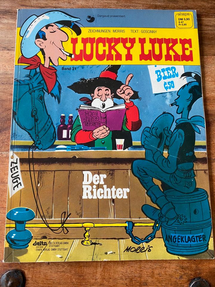 Vintage Lucky Luke Comic Band 31 - Der Richter in Köln