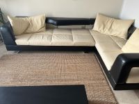 Formenti Wave Designer Ecksofa, Couch, Leder Creme / Schwarz Hessen - Wiesbaden Vorschau