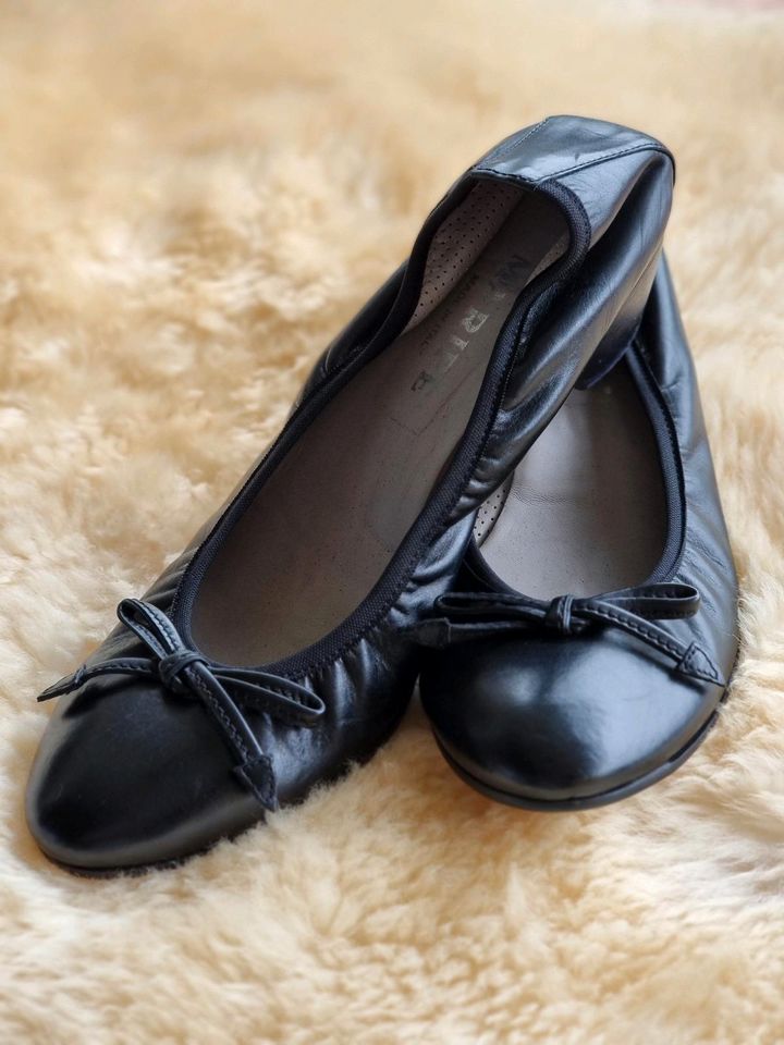 Maripe Ballerina Pumps schwarz Größe 40 vgl. Paul Green in Wöllstadt