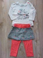 Feetje Set, Langarmshirt, Rock, Leggins,  Gr. 74, Fb. pink, weiß Baden-Württemberg - Burgrieden Vorschau