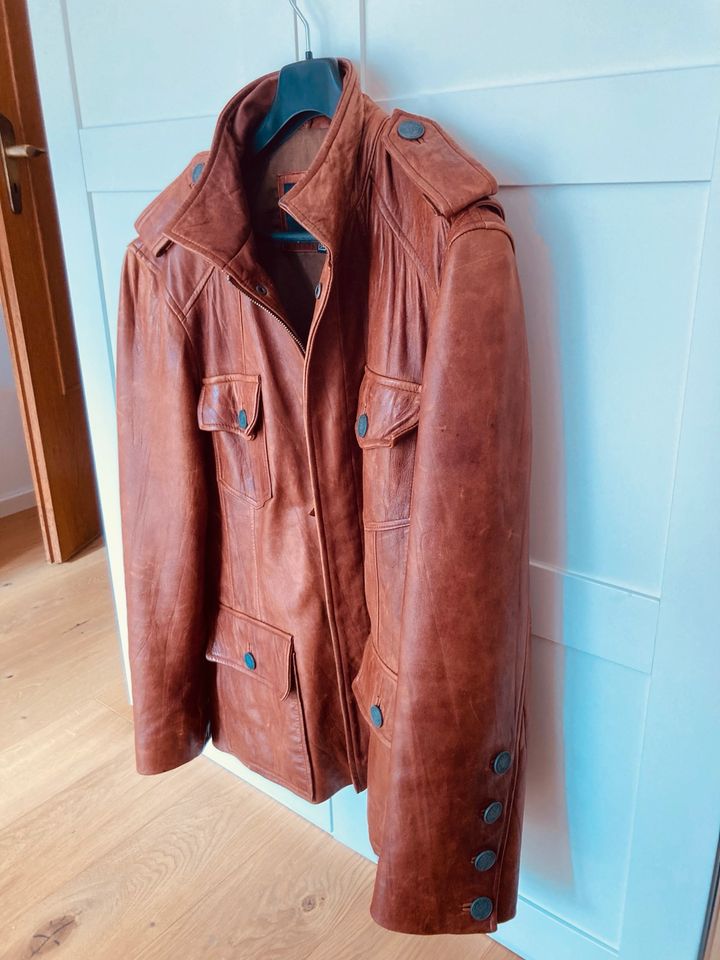 Lederjacke LEDERWERK Lederjacke Postman cognac Gr. 54 in Hattingen