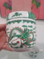 2 edle Chinesische grüner Dragon Drachen Tassen Mug handbemalt Hessen - Wetzlar Vorschau