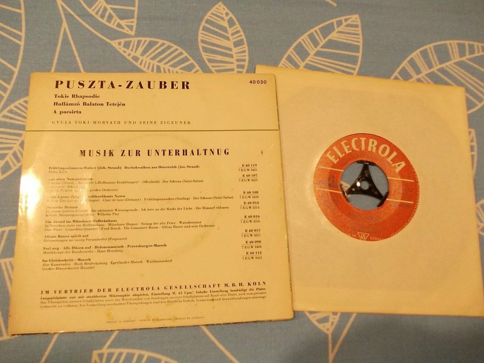 20 alte Schallplatten 19 Vinyl Sinlge & 1 LP- Versandkostenfrei! in Langenscheid