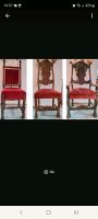 Unikate! 6 handgemachte Stühle aus Holz & Samt im spanischen Stil Baden-Württemberg - Villingen-Schwenningen Vorschau