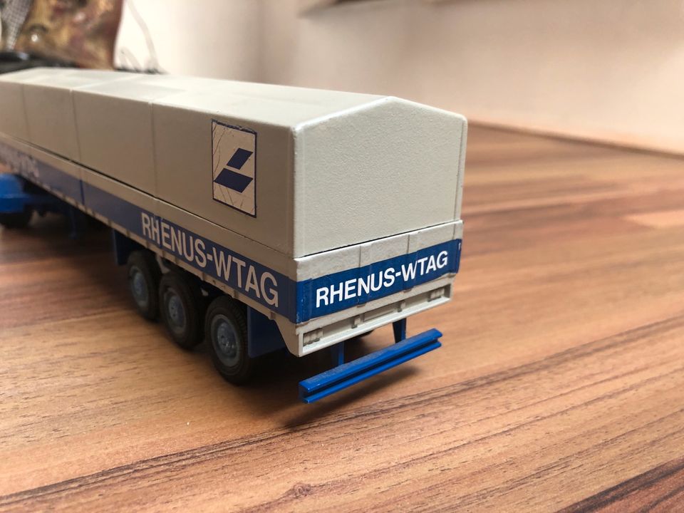 Modell LKW Rhenus WTAG Blechlkw NZG Auto Mercedes Modellbau 30 cm in Großaitingen