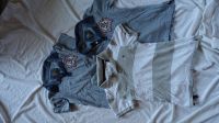 SET 3 H&M Kurzarm Polos Shirts maritim blau grau weiß 134 140 top Dresden - Blasewitz Vorschau