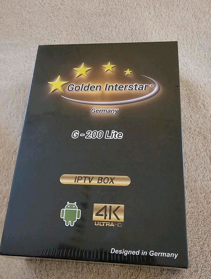 Neue Golden Interstar G200 G-200 Lite 4K UHD Android Box in Hessen - Kassel  | TV Receiver gebraucht kaufen | eBay Kleinanzeigen ist jetzt Kleinanzeigen