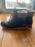 Blaue Tom Tailor Stiefel Gr. 40 innen mit Wolle gefüttert Thüringen - Rudolstadt Vorschau