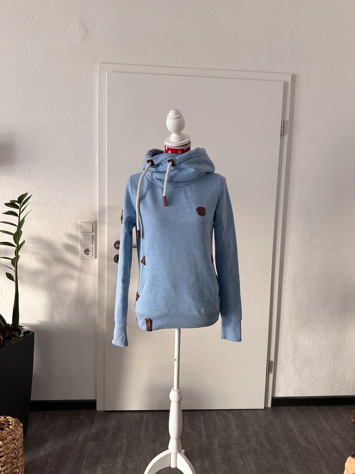 NAKETANO Hoodie Pullover blau S W. NEU in Breuberg