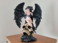 Rabenkönigin Totenkopf Figur Dark Gothic Angel Raven Harpyie Deko West - Zeilsheim Vorschau