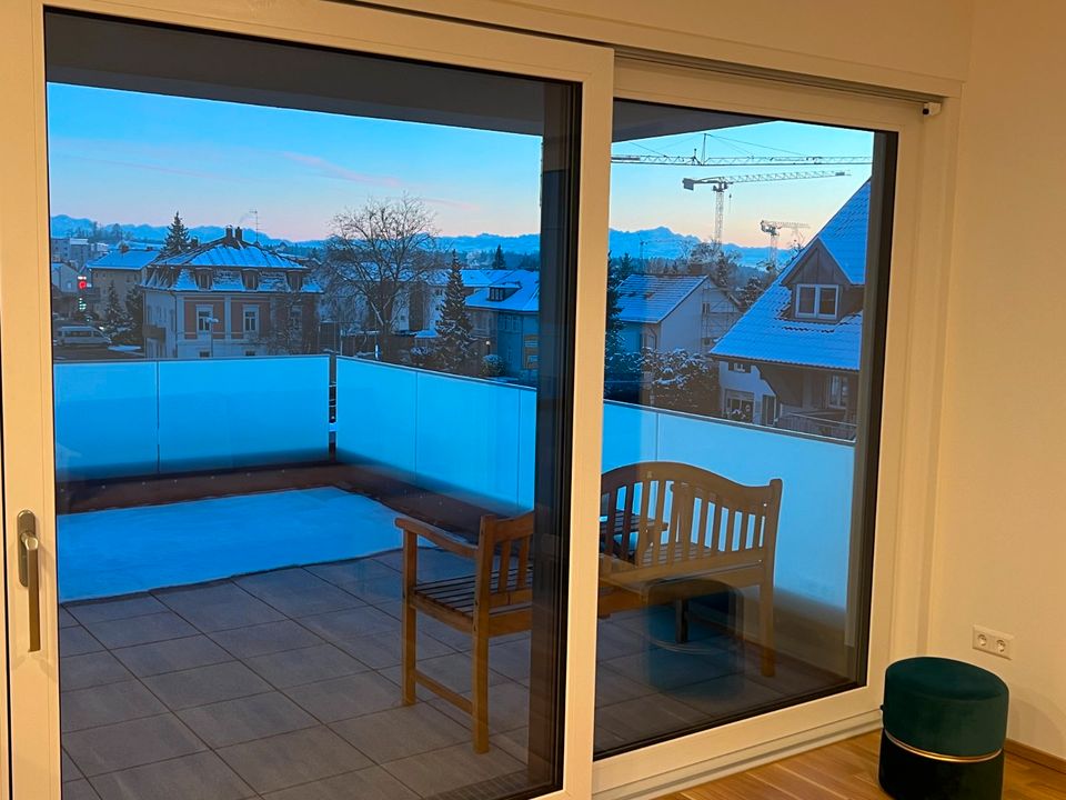 Einzigartige Penthouse Wohnung im Verlagsquartier Tettnang mit Bergblick auf Säntis (optional möbliert) in Tettnang