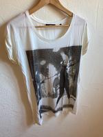 Shirt TShirt Zero Größe 38 weiß Print Bayern - Stephanskirchen Vorschau
