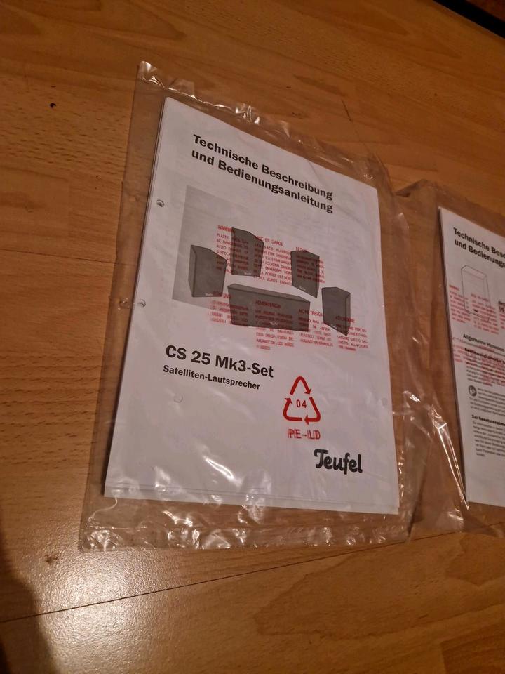 CS 25 MK3 Satelliten Speaker Set + Aktiv Subwoofer US 2106/1 SW in Dreis-Brück