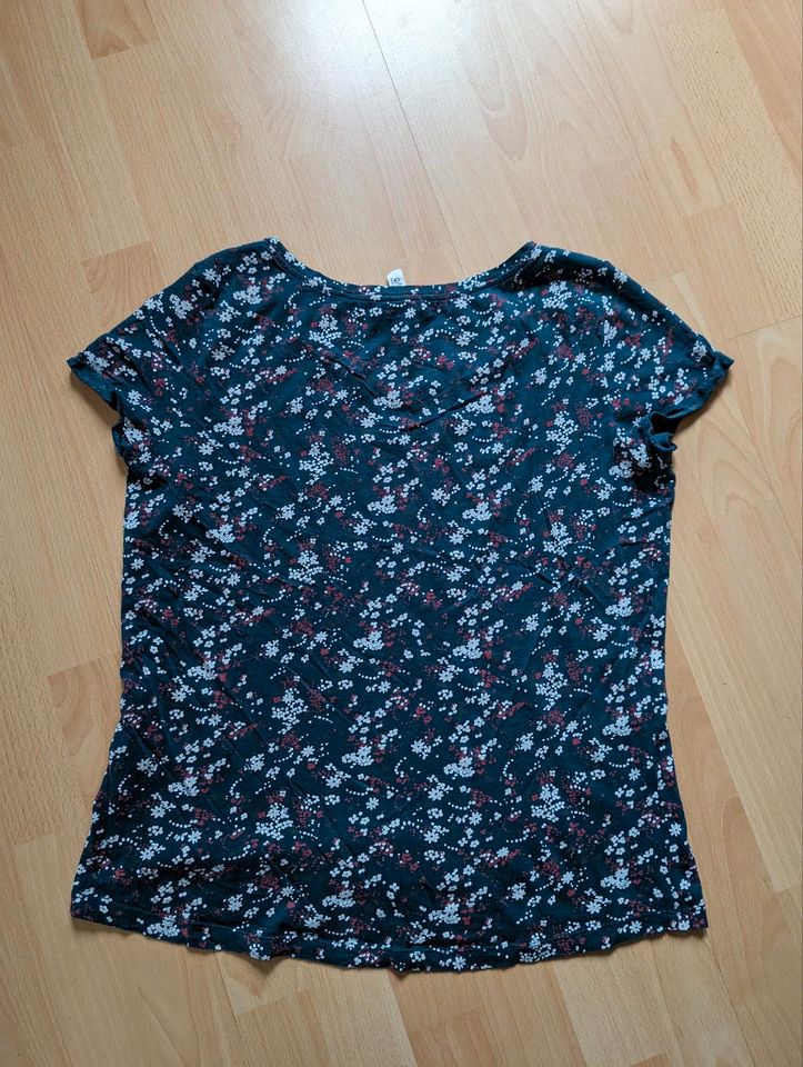 QS designed by S. Oliver Damen Shirt Top Sommer Blumenprint Gr. L in Wremen