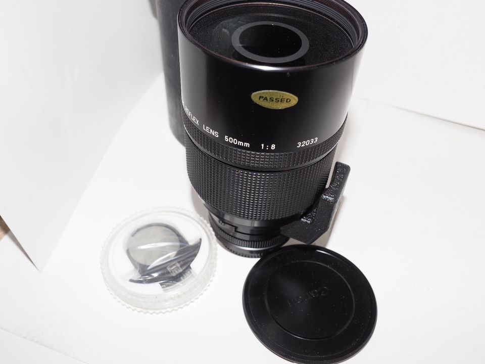 Canon FD Reflex Lens 500mm 1:8 Spiegel Tele Objektiv Top in Wiesbaden