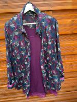 Set Bluse und Longtop mit Spitze Gr. 46 bunt Bordeaux lila pink Altona - Hamburg Lurup Vorschau