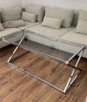 Couchtisch Glastisch Designer Tisch Chrome Wohnzimmer 120x60 Baden-Württemberg - Bühl Vorschau