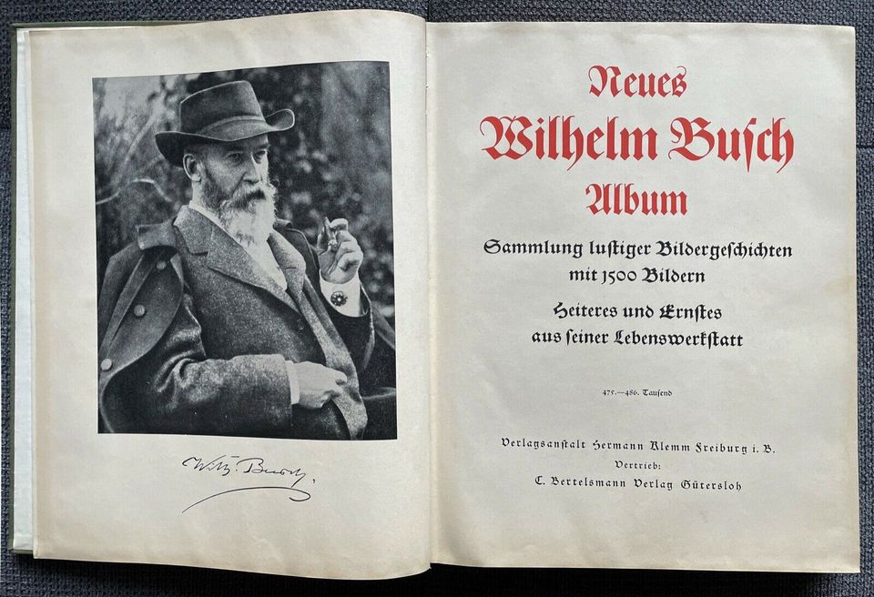 Neues Wilhelm Busch Album in Wedel