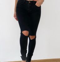 Slim fit GR XS Damenmode Hose Jeans Schwarz Stretch Neuhausen-Nymphenburg - Neuhausen Vorschau