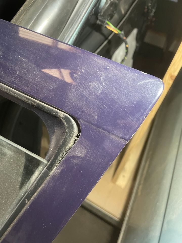 BMW E36 3er Compact Tür links violett in Spenge