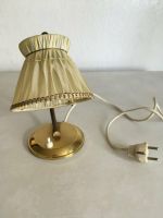 Tisch/Nachttischlampe Mess.gelb/gold Schirm,Orig.50/60er Jahre Baden-Württemberg - Iffezheim Vorschau