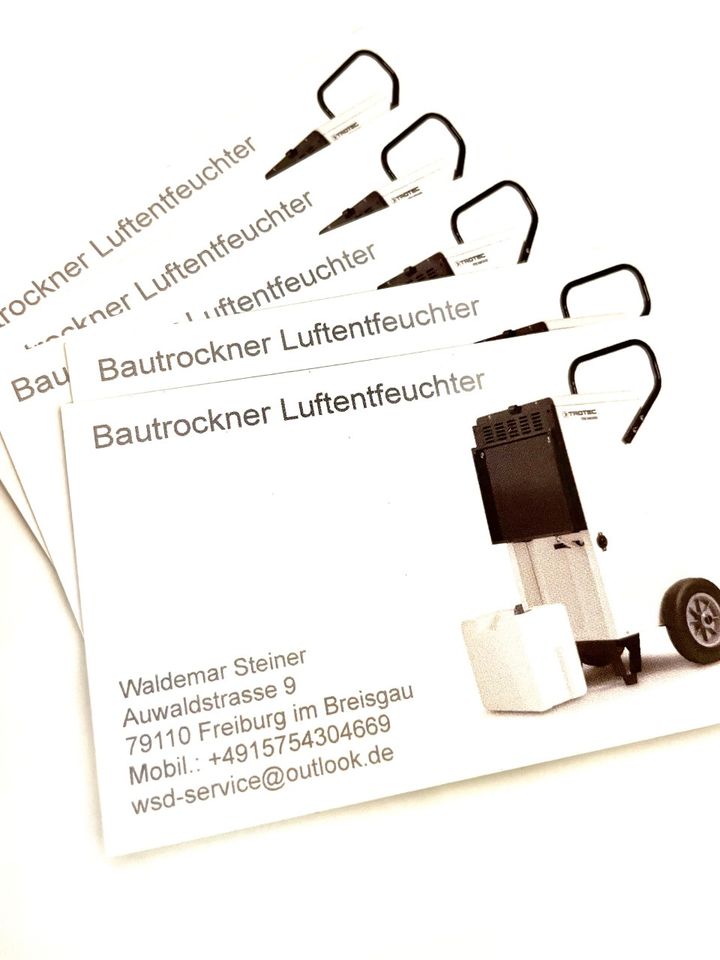 Luftentfeuchter  3x Bautrockner Trockner 15 EUR / 24h in Freiburg im Breisgau