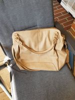 Große Handtasche, Umhängetasche, beige/hellbraun, neuwertig Niedersachsen - Weyhe Vorschau