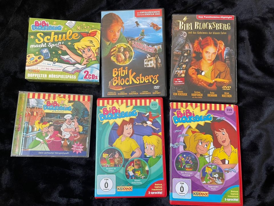 Großes Bibi Blocksberg Paket dvd cd Filme Serie Hörspiel in Bad Dürkheim