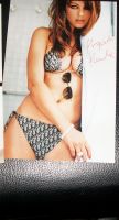 Elizabeth Hurley Original Autogramm #2 im Bikini Badeanzug Dior Hessen - Mühltal  Vorschau