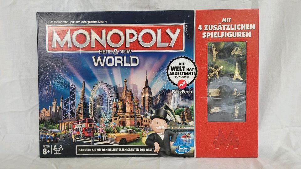 Monopoly HERE and NOW WORLD Edition - Version mit 8 Figuren in Berlin