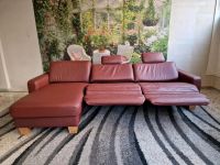 Hukla SC premium Ecksofa N2533 Echtleder Torro brombeer, 2x Wallaway (motorische Relaxfunktion, Sitz), Glattleder, strapazierfähig, familiengeeignet. Polipol Polster bis -80% Uvp bei Recklinghausen. Nordrhein-Westfalen - Hagen Vorschau