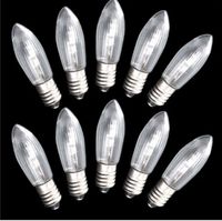 10x LED Ersatzbirnen Top Kerze für Schwibbogen Lampe E10 10V-55V Sachsen - Chemnitz Vorschau