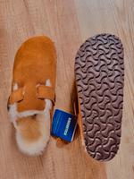 Birkenstock Boston, NEU, Gr.39, Lammfell, cognac, Neupreis:180€ Brandenburg - Brandenburg an der Havel Vorschau