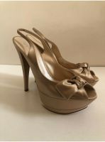 CASADEI Satin High heels Open Toe pumps beige Gr. 40 39,5 NEU Mitte - Tiergarten Vorschau