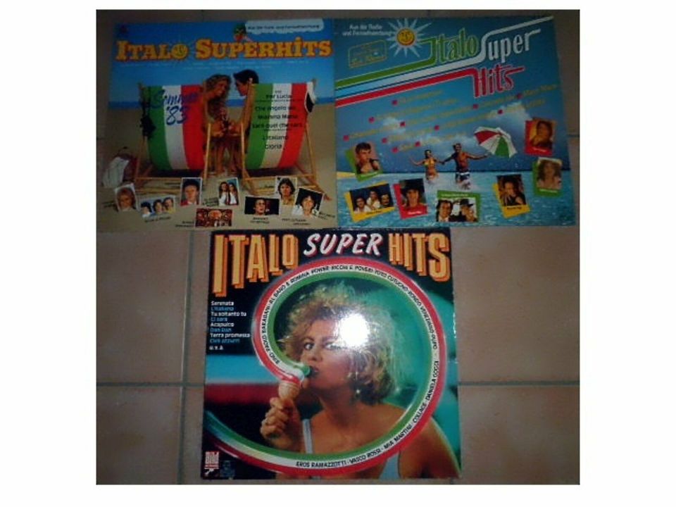 Italo Musik Sommer Superhits - 3 Vinyl LP' s in Misselwarden