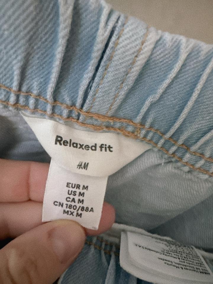 H&M relaxed fit Jeans Herren M blau Hose in Baden-Baden