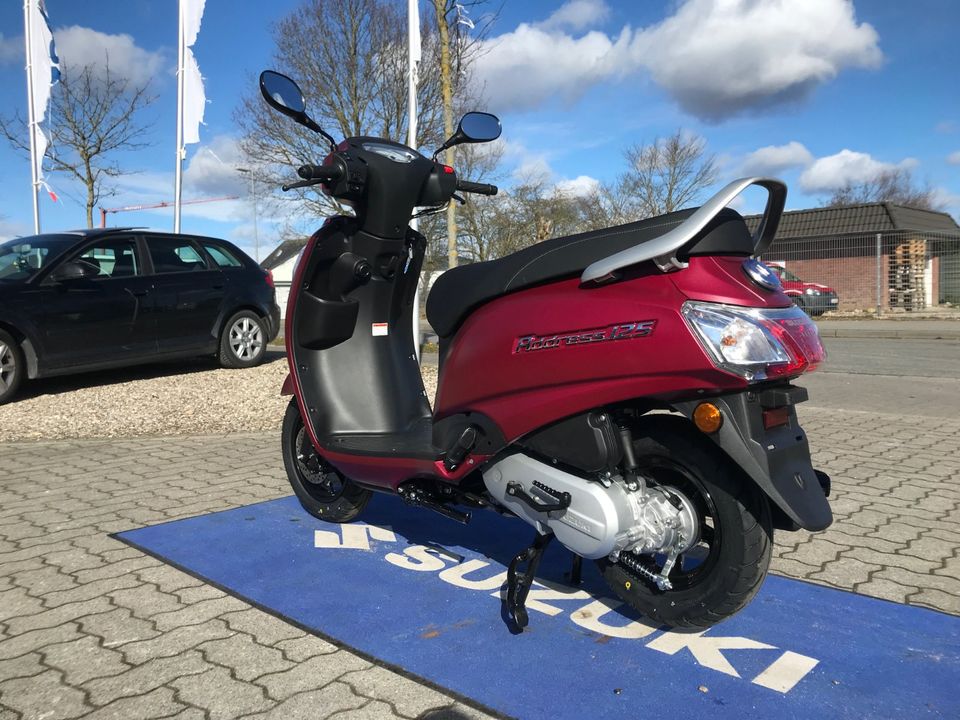 Böwadt-und-Hansen-068-Suzuki-Roller-UZ-125-Address-weinrot in Handewitt