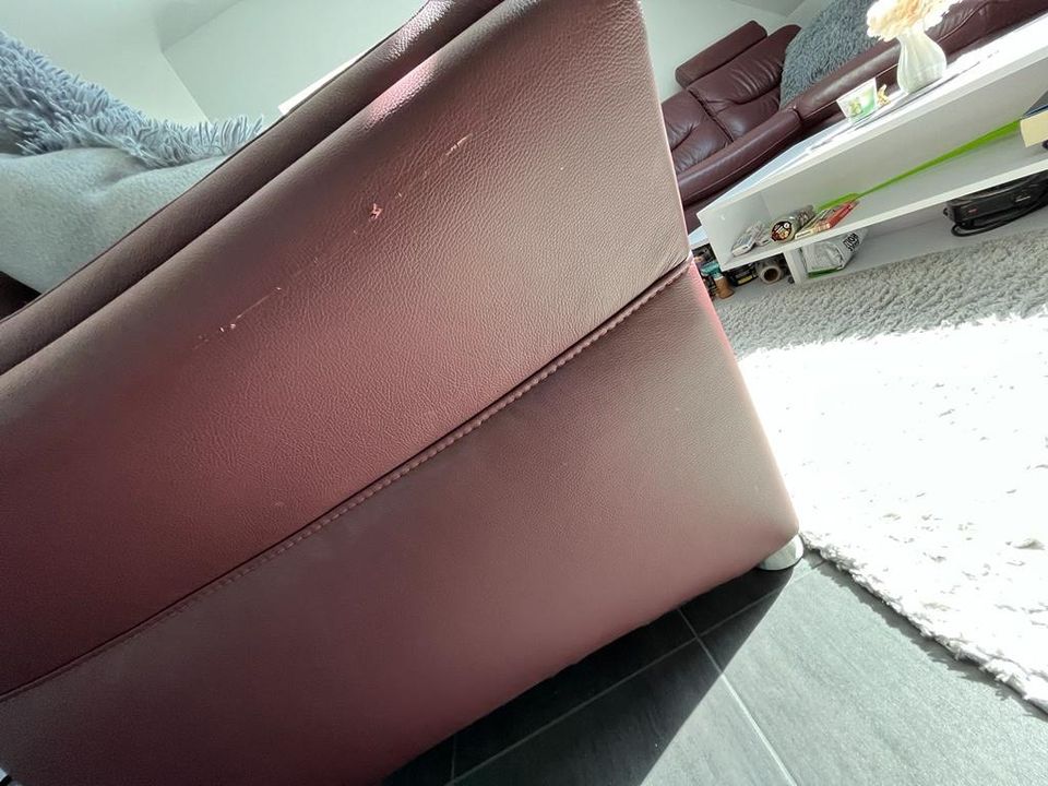 Hukla Sofa echt Leder in Zülpich