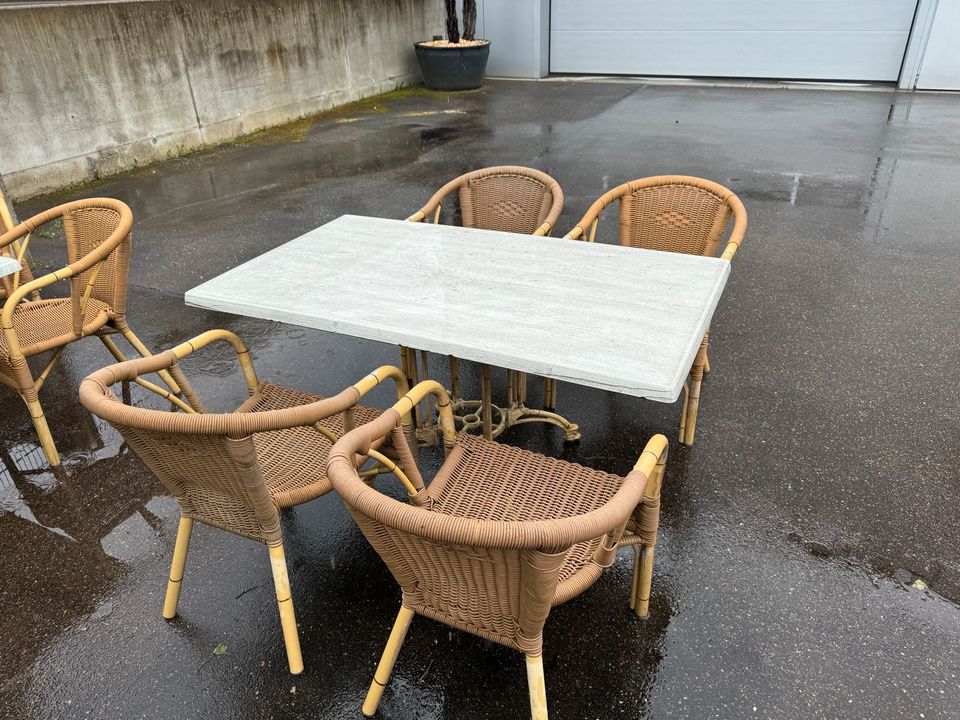Gartenmöbel / Tisch  mit Stühlen/ Gastro / Bestuhlung in Schwäbisch Gmünd