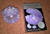 Crystal 3D Puzzle, Muschel lila transparent Bayern - Gauting Vorschau