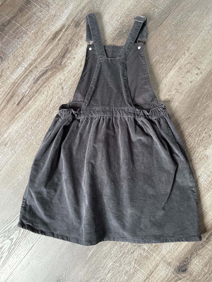 Latzrock Cord Rock Kleid schwarz H&M Mädchen 140 in Schönau v d Walde