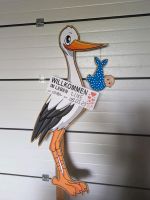 Storch zur Geburt, Klapperstorch, Babyparty Saarland - Mandelbachtal Vorschau