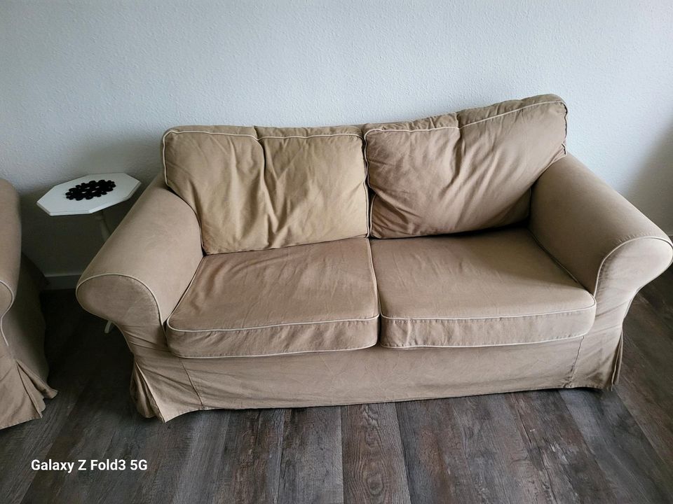 Sofa Garnitur Ektorp von ikea in Sande