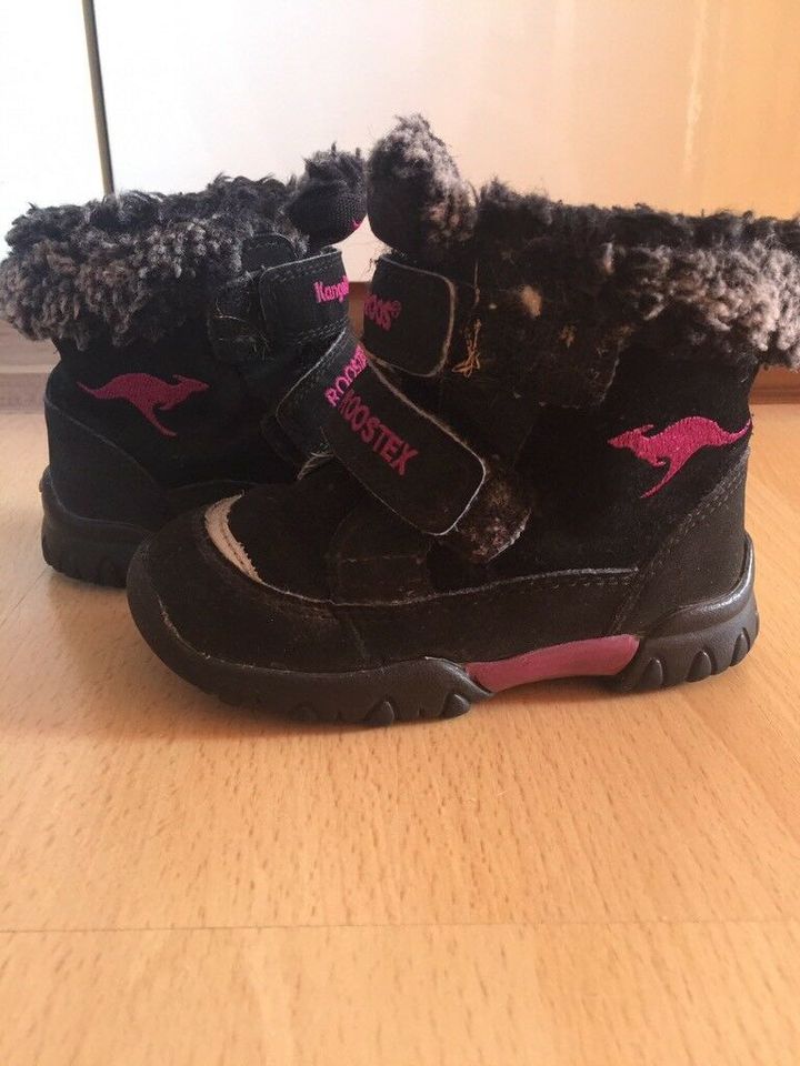 Winterstiefel von Kangaroos, Gr. 23, schwarz in Höhenkirchen-Siegertsbrunn