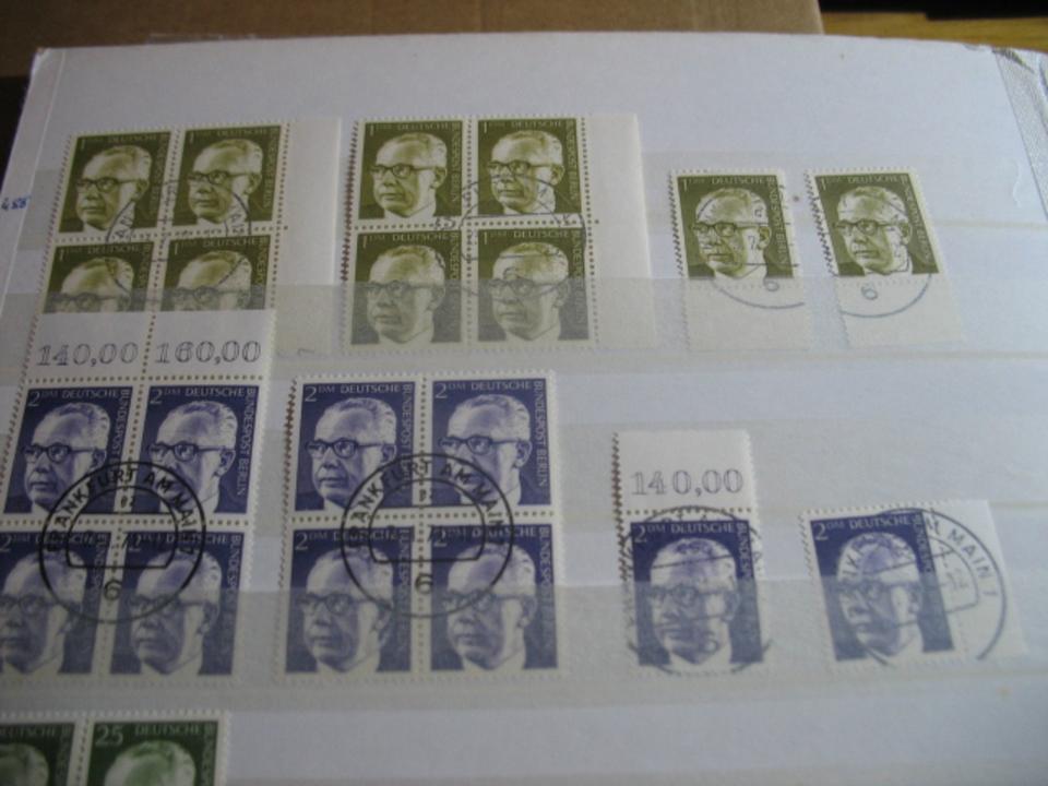 Briefmarken BRD-Berlin Heinemann VB mit Versandstellenstempel in Konstanz